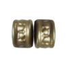 Spray-Painted Plastic Beads, 6x4mm Hole:1mm, Sold by Bag