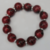 Semiprecious stone Bracelet, 8-Inch, Bead Size:14mm, Sold by Group