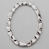 Iron Jumprings, Lead-Free Split, Oval 20x28mm, Sold by Bag