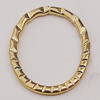 Iron Jumprings, Lead-Free Split, 17x23mm, Sold by Bag