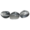 Dichroic Plastic Beads, Nugget 10x8mm Hole:1mm, Sold by Bag