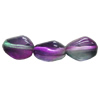 Dichroic Plastic Beads, 10x7mm Hole:1mm, Sold by Bag