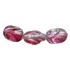 Dichroic Plastic Beads, 10x6mm Hole:1.5mm, Sold by Bag