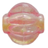 Dichroic Plastic Beads, Lantern 8x8mm Hole:1.5mm, Sold by Bag