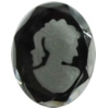 Glass Cabochons, No Hole Headwear & Costume Accessory, 24x18mm, Sold by Bag