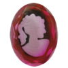 Glass Cabochons, No Hole Headwear & Costume Accessory, 24x18mm, Sold by Bag