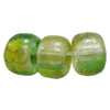 Dichroic Plastic Beads, Rondelle 9x6mm Hole:3mm, Sold by Bag