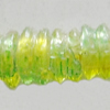 Dichroic Plastic Beads, Flat Round 4mm Hole:2mm, Sold by Bag