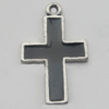 Pendant Zinc Alloy Enamel Jewelry Findings Lead-free, 30x19mm Hole:2mm, Sold by Bag