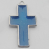 Pendant Zinc Alloy Enamel Jewelry Findings Lead-free, 37x22mm Hole:2mm, Sold by Bag