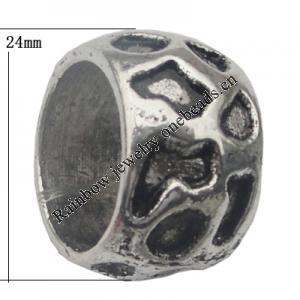 Donut Zinc Alloy Jewelry Findings Lead-free, 24mm Hole:10mm, Sold by Bag