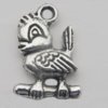 Pendant Zinc Alloy Jewelry Findings Lead-free, Animal 19x13mm Hole:2mm, Sold by Bag
