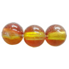Dichroic Plastic Beads, Round 8mm Hole:1.5mm, Sold by Bag