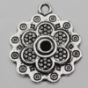 Pendant Zinc Alloy Jewelry Findings Lead-free, 23x20mm Hole:1.5mm, Sold by Bag