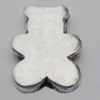 Bead Zinc Alloy Jewelry Findings Lead-free, 13x10mm Hole:1.5mm, Sold by Bag
