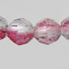 Dichroic Plastic Beads, 6mm Hole:0.2mm, Sold by Bag