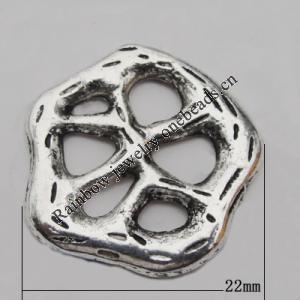 Connector  Zinc Alloy Jewelry Findings Lead-free, 22mm Hole:0.3mm, Sold by Bag