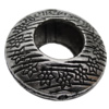 European style Beads Zinc Alloy Jewelry Findings Lead-free, 24x11mm, Hole:5mm, Sold by Bag