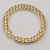 Iron Jumprings, Lead-Free Split, 17mm, Sold by Bag