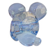 Transparent Acrylic Beads, Animal Head 50x45mm Hole:3mm, Sold by Bag 