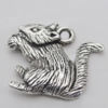 Pendant Zinc Alloy Jewelry Findings Lead-free, Animal 20x18mm Hole:2mm, Sold by Bag