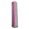 Dichroic Plastic Beads, Tube 20x5mm Hole:1.2mm, Sold by Bag