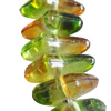Dichroic Plastic Beads, Nugget 10x5mm Hole:1mm, Sold by Bag