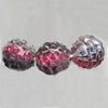 Dichroic Plastic Beads, 8x7mm Hole:1.5mm, Sold by Bag