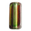 Dichroic Plastic Beads, Rectangle 14x7mm Hole:0.5mm, Sold by Bag