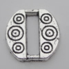 Bead Zinc Alloy Jewelry Findings Lead-free, 12x13mm Hole:3mm, Sold by Bag