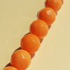 16-Inch Coral Beads, Faceted Round 8mm Hole:0.1mm, Sold by Strands