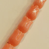16-Inch Coral Beads, 9x6mm Hole:0.1mm, Sold by Strands