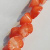 16-Inch Coral Beads, 8x6mm Hole:0.1mm, Sold by Strands