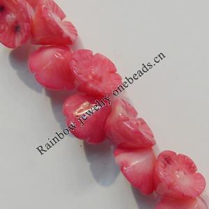 16-Inch Coral Beads, 8x6mm Hole:0.1mm, Sold by Strands