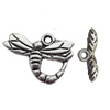 Clasp Zinc Alloy Jewelry Findings Lead-free, Loop:20x17mm, Bar:16x4mm Hole:1.5mm, Sold by Bag