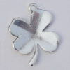 Pendant Zinc Alloy Jewelry Findings Lead-free, Flower 25x20mm Hole:1mm, Sold by Bag