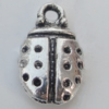 Pendant Zinc Alloy Jewelry Findings Lead-free, 8x12mm Hole:1.5mm, Sold by Bag