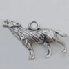 Pendant Zinc Alloy Jewelry Findings Lead-free, Animal 26x17mm Hole:3mm, Sold by Bag