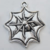 Pendant Zinc Alloy Jewelry Findings Lead-free, 19x22mm Hole:1mm, Sold by Bag