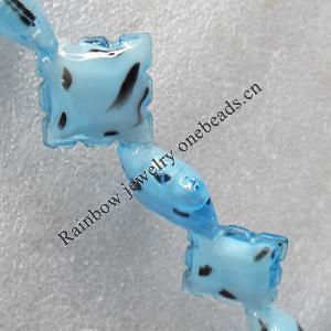 Lampwork Beads, Diamond 20x30mm Hole:About 1.5mm, Sold by PC
