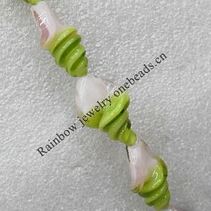 Lampwork Beads, 18x28mm Hole:About 1.5mm, Sold by PC