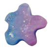 Resin Cabochons, No Hole Headwear & Costume Accessory, Faceted Star，The other side is Flat 14mm, Sold by Bag