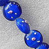 Lampwork Beads, Flat Round 20mm Hole:About 1.5mm, Sold by PC