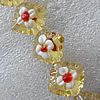 Lampwork Beads, Diamond 16x16mm Hole:About 1.5mm, Sold by PC