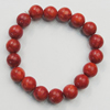 Coral Bracelet, Length:7.1-Inch 10mm, Sold by Group