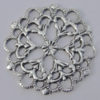 Pendant Zinc Alloy Jewelry Findings Lead-free, 30mm, Sold by Bag