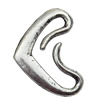 Clasp Zinc Alloy Jewelry Findings Lead-free, 17x22mm, Sold by Bag