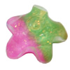 Resin Cabochons, No Hole Headwear & Costume Accessory, Faceted Star，The other side is Flat 14mm, Sold by Bag