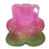 Resin Cabochons, No Hole Headwear & Costume Accessory, Faceted Bear，The other side is Flat 14x14mm, Sold by Bag