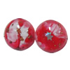 Resin Cabochons, No Hole Headwear & Costume Accessory, Round，The other side is Flat 15x15mm, Sold by Bag